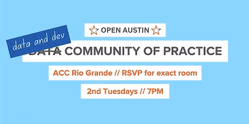 Data\/Dev\/Design Community of Practice: October