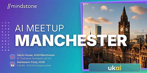 Mindstone Manchester September AI Meetup