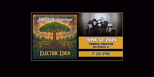 Jennifer Lyn & The Groove Revival - Electric Eden: Temple Theater - Des Moines, IA