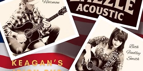 Zazzle Acoustic Duo Rocks Keagan's Irish Pub!