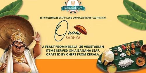 Onam Sadhya at Padmanabham