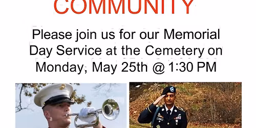 Memorial Day Service at the Winters Cemetery
