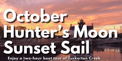 October Sunset Sail with Tuckerton Seaport