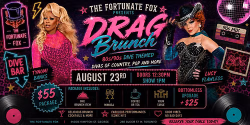 DRAG BRUNCH 80s\/90s DIVE THEMED