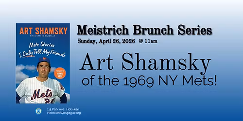 Book Brunch with Art Shamsky 'Mets Stories I Only Tell My Friends'