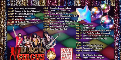 Disco Circus at Northbrook Days