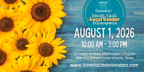 Schertz-Cibolo Vendors End of Summer Market - FREE!