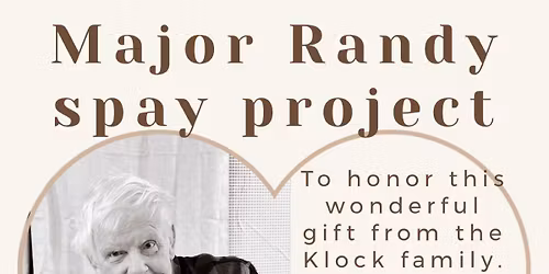 Major Randy Spay project