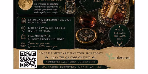 RETURN TO TERRASEN: A Fireheart Sound Bath & Intention Experience