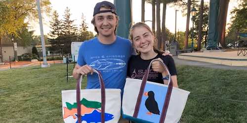 L.L.Bean Summer in the Park | Wednesday: Art in the Park, Boat and Tote\u00ae Painting