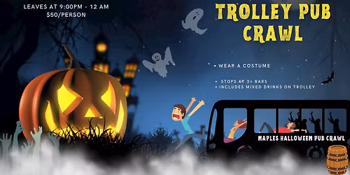 2025 Halloween Pub Crawl Trolley