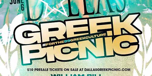 17th Annual Dallas Greek Picnic- Saturday | June 6, 2026