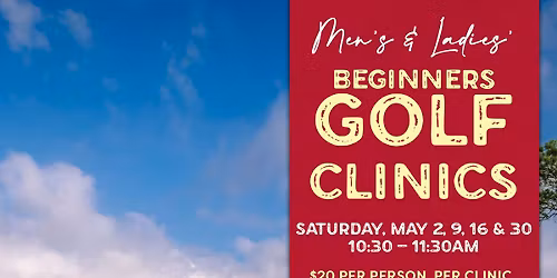 Men's & Ladies' Beginner Golf Clinics