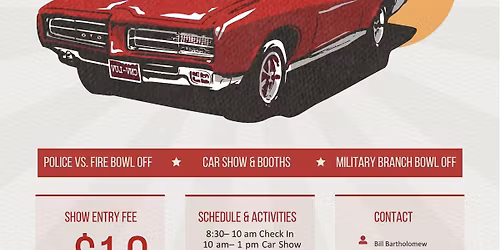 3rd Annual Veteran & First Responders Appreciation Car Show & Funderaiser