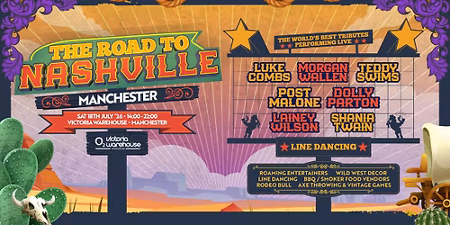 Road to Nashville Festival | o2 Victoria Warehouse