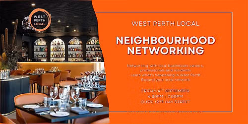West Perth Neighbourhood Networking & Annual General Meeting