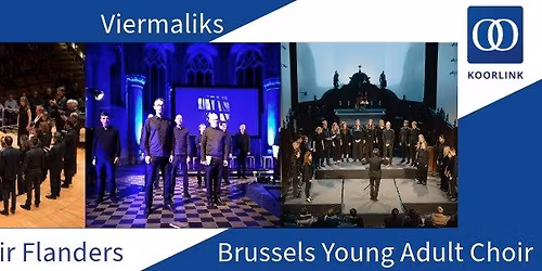 KOORLINKconcert 2025-2026: AMUZ (11u), CCF, Viermaliks en BYAC.