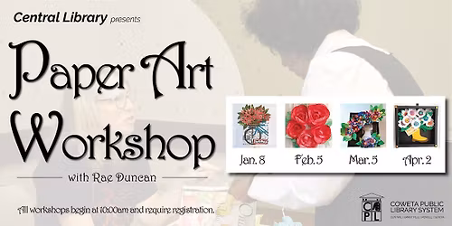 Paper Art Workshops with Rae Duncan