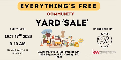 Everything's Free Community Yard 'Sale'