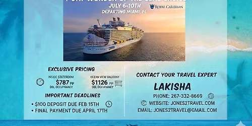 FAMILY & FRIENDS CRUISE