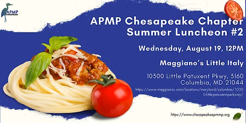 APMP Chesapeake Chapter Summer Luncheon #2