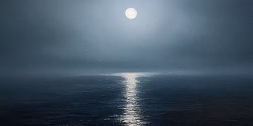 Moon over a Hazy Ocean - Paint Along (& NA Sip)