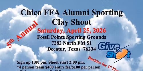 Chico FFA Alumni Clay Shoot 