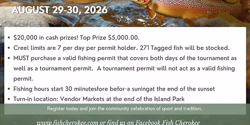 Qualla Country Fishing Tournament