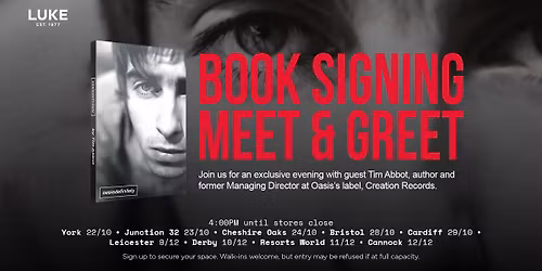 oasisdefinitely Book Signing - LUKE 1977 Resorts World