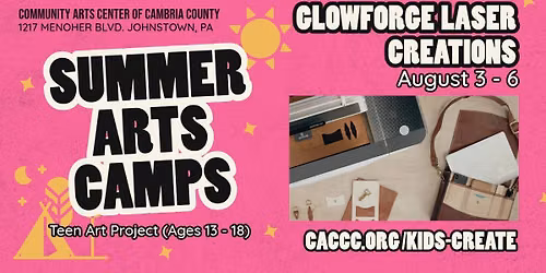 Glowforge Laser Creations (Teen Art Project, Ages 13 - 18)