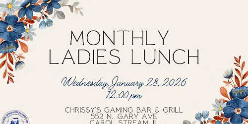 January Luncheon: Chrissy's Gaming Bar & Grill