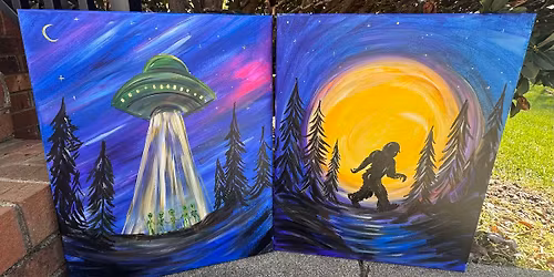 Mother Ship or Big Foot Sip & Paint at The Brewers Kettle Kernersville April 28th