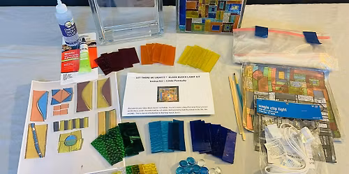 LET THERE BE LIGHT!!: Mosaic Glass Block Lamp Workshop