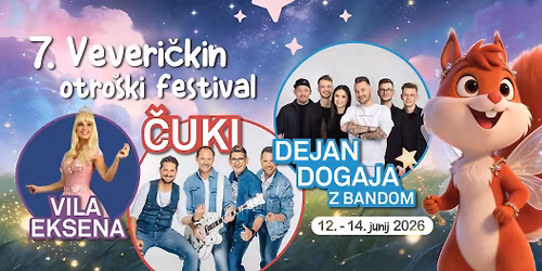 7. Veveri\u010dkin dru\u017einski festival - 12., 13. in 14. junij 2026