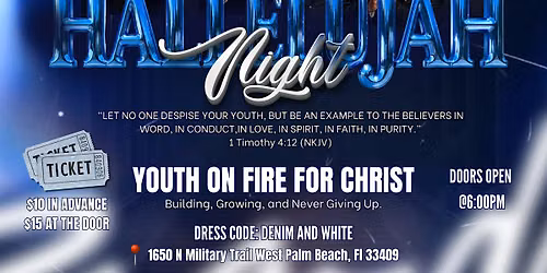 EEBPLF YOUTH HALLELUJAH NIGHT