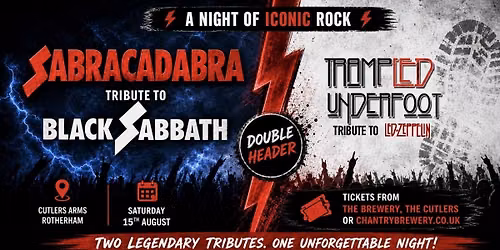Sabracadabra and Trampled Underfoot - Rotherham