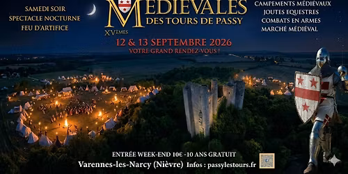 XV\u00e8mes M\u00e9di\u00e8vales de Passy les Tours