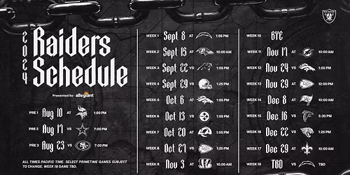 Preseason Game 1: TBD at Las Vegas Raiders