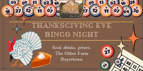 Thanksgiving Eve Bingo Night 