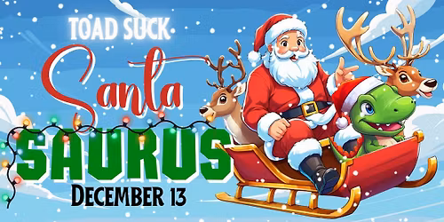 SANTASAURUS Pictures with Santa and Scout
