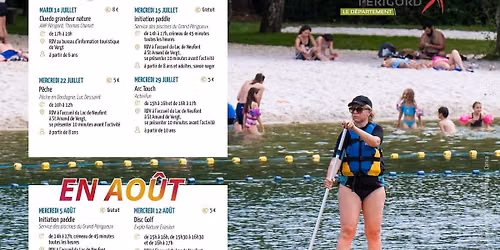 \u00c9t\u00e9 Actif : initiation paddle