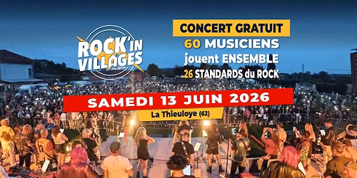 Rock'in Villages 5 - L'\u00e9v\u00e8nement Rock des Hauts-de-France