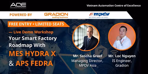 Live-Demo Workshop: Your Smart Factory Roadmap with MES HYDRA X & APS FEDRA