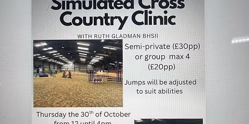 Simulated cross country clinic 