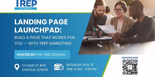 Landing Page Launchpad: Build a Page That Works for You \u2014 with Trep Marketing
