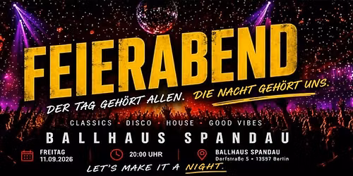 Feierabend \u2013 Die Nacht geh\u00f6rt uns