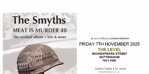 The Smyths at The Level, Nottingham