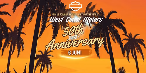 50 jaar Anniversary West Coast Motors party