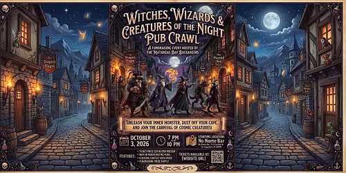 Witches, Wizards & Creatures of the Night Pub Crawl