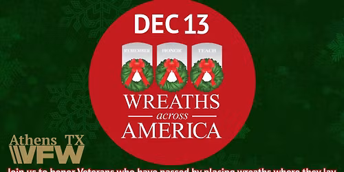 Place Wreaths for Veterans